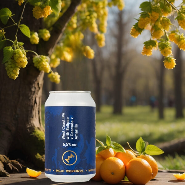 MOJO WORKIN'25: WEST COAST IPA WITH ECLIPSE X CASCADE X AMARILLO
