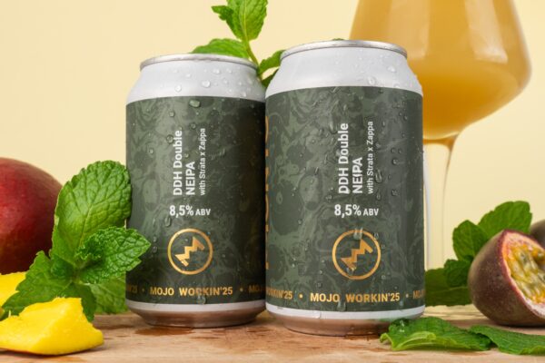 MOJO WORKIN'25: DOUBLE DRY-HOPPED DOUBLE NEIPA WITH STRATA & ZAPPA