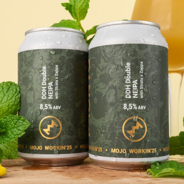 MOJO WORKIN'25: DOUBLE DRY-HOPPED DOUBLE NEIPA WITH STRATA & ZAPPA